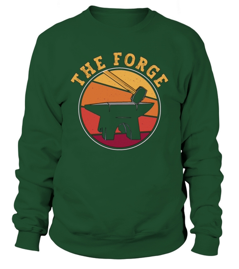 Farrier The Forge Retro Horses Metalwork Farriers Sweatshirt Unisex