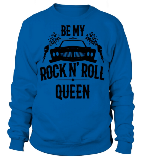 rock n roll queen rock rockabilly gift idea cad Sweatshirt Unisex