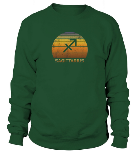 Sagittarius Zodiac Sign Birthday Gift Symbol Retro Sweatshirt Unisex