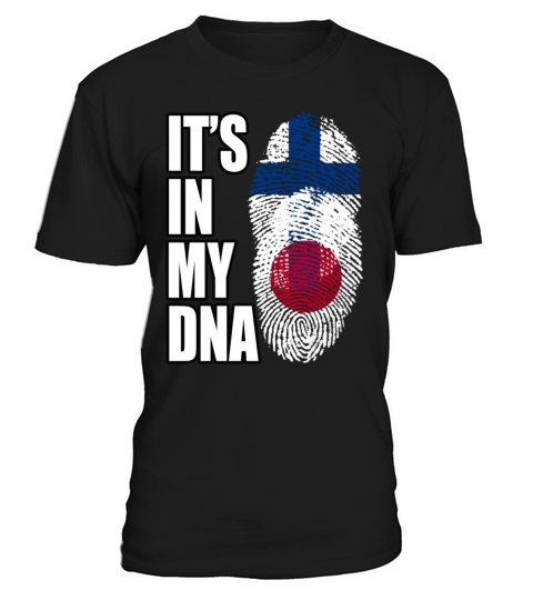 Finland And Japanese Mix Heritage DNA Flag T-Shirt Unisex