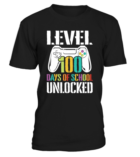 Level 100 Days of School Unlocked T-Shirt Unisex