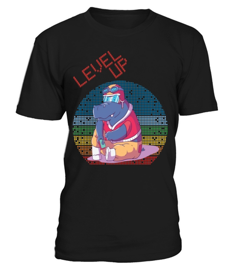 Level Up Gamer Video Games Retro Vintage Gaming Wo T-Shirt Unisex