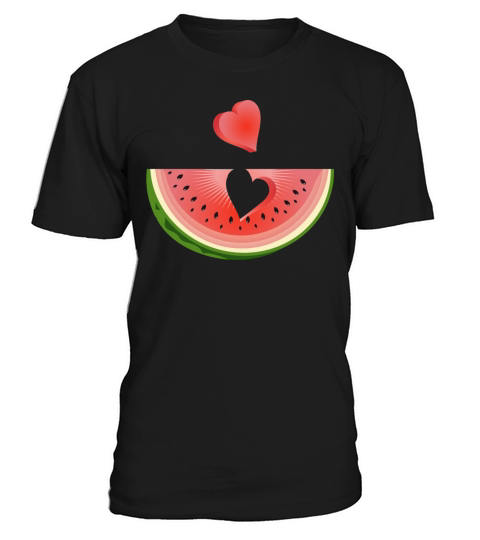 Piece of a watermelon with a heart T-Shirt Unisex