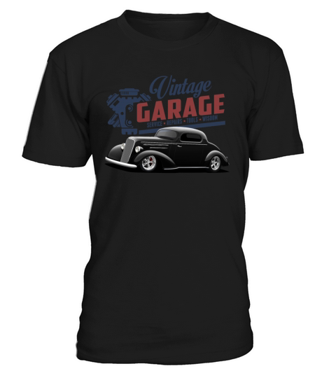 Vintage Garage Hot Rods T-Shirt Unisex
