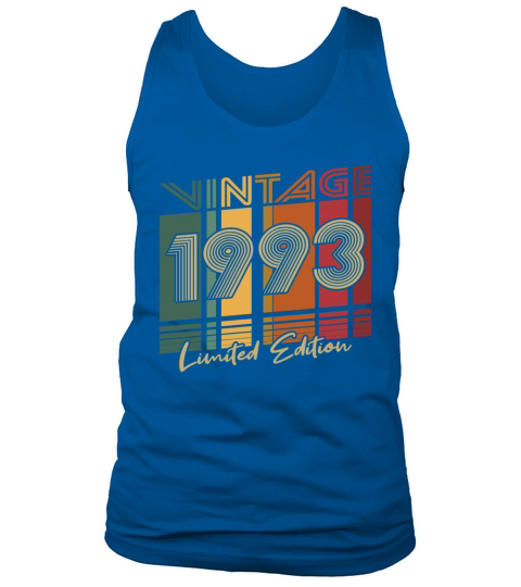 30th birthday vintage 1993 limited edition Tank Top Unisex