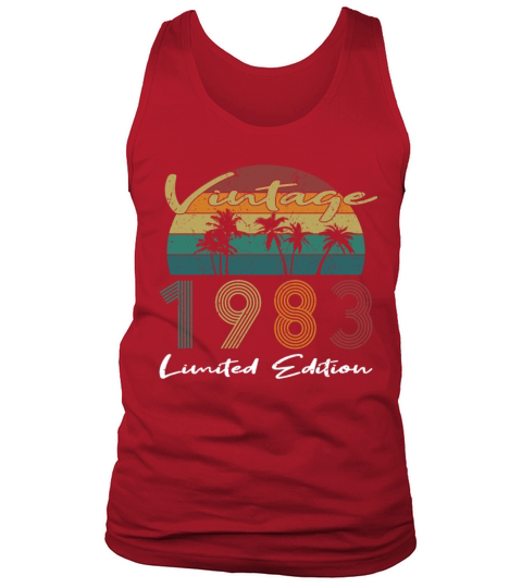 40th birthday vintage 1983 limited edition Tank Top Unisex