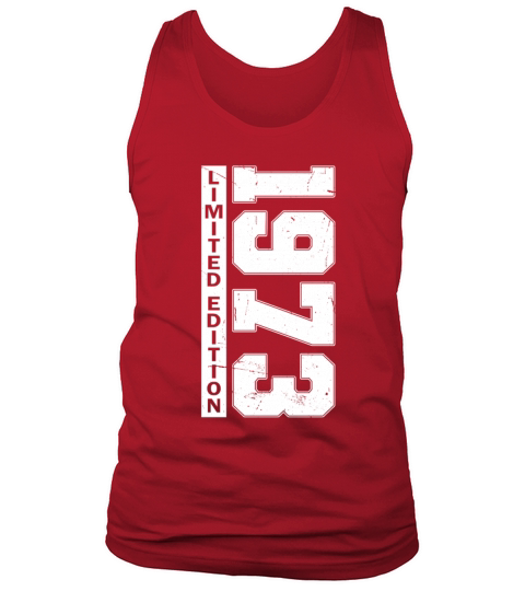 50th birthday vintage 1973 limited edition Tank Top Unisex