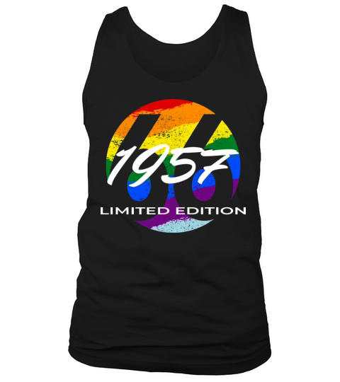 66th birthday men women 66 years 1957 vintage Tank Top Unisex