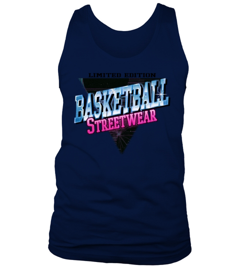 Basketball Sports Font Vintage Retro Streetwear Tank Top Unisex