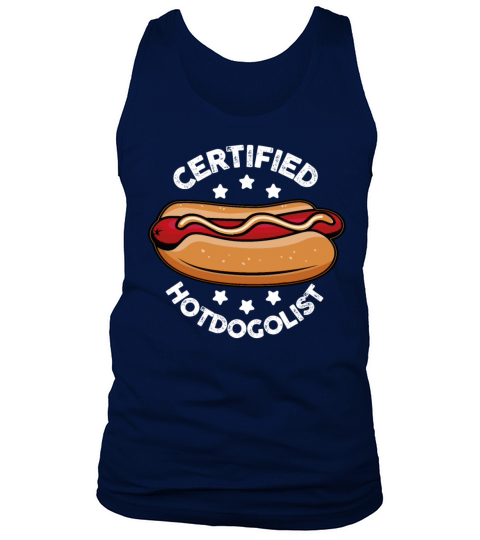 Cool Hot Dog Design For Men Women Boys Sausage Hot Tank Top Unisex