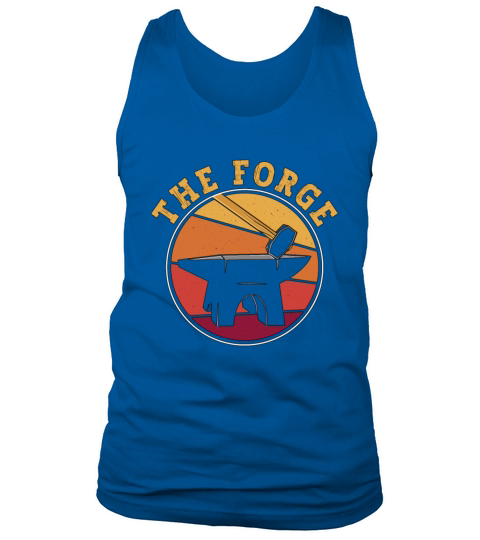 Farrier The Forge Retro Horses Metalwork Farriers Tank Top Unisex