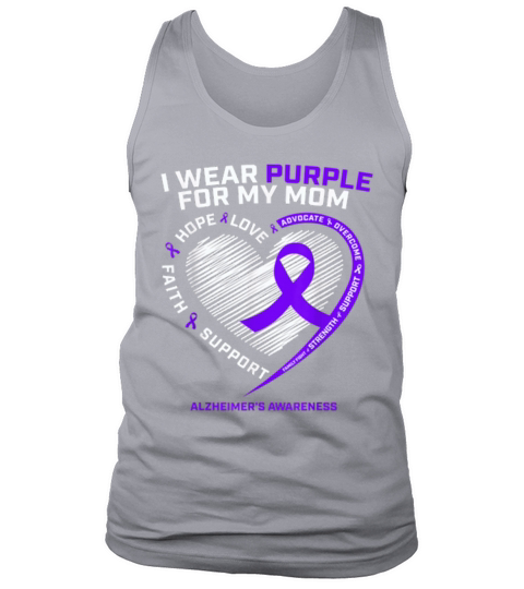 I Wear Purple For Someone Who Means The World To Tank Top Unisex