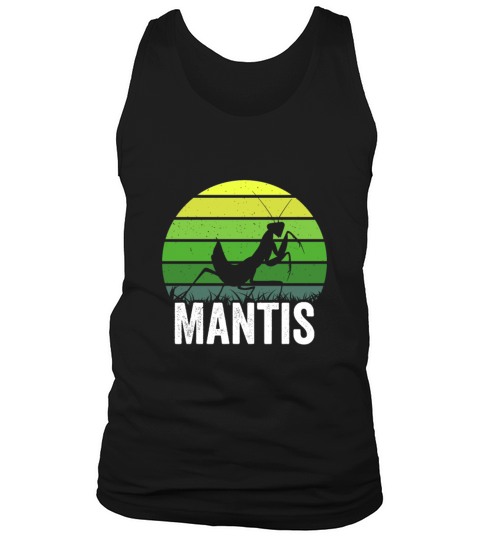 Insect Enthusiast Vintage Sunset Praying Mantis Tank Top Unisex