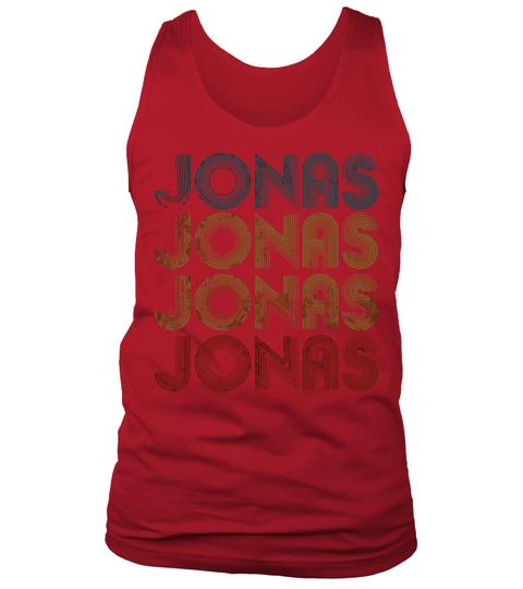Jonas First Given Name Pride Vintage Distressed Tank Top Unisex