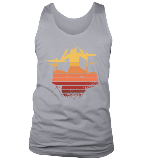Retro Drum Player Gift I Vintage Drums Drumming Tank Top Unisex