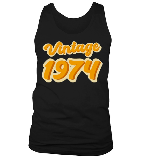 Retro Vintage 1974 Tank Top Unisex