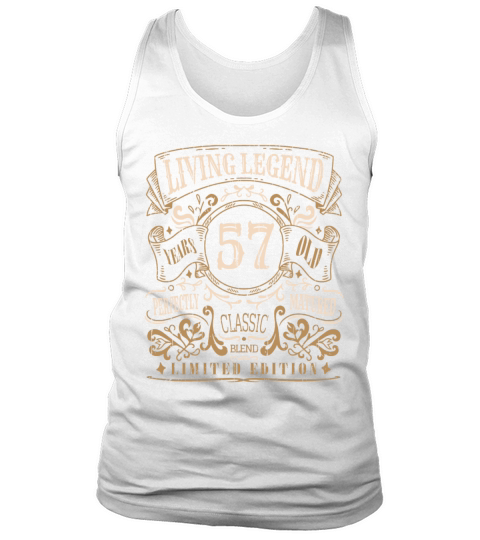 Retro Vintage Birth Whiskey Age 57 Years Old Tank Top Unisex