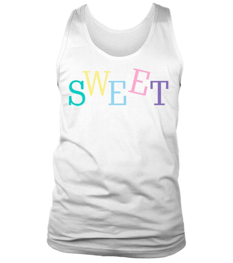 Sweet colorful typographic slogan lettering Tank Top Unisex