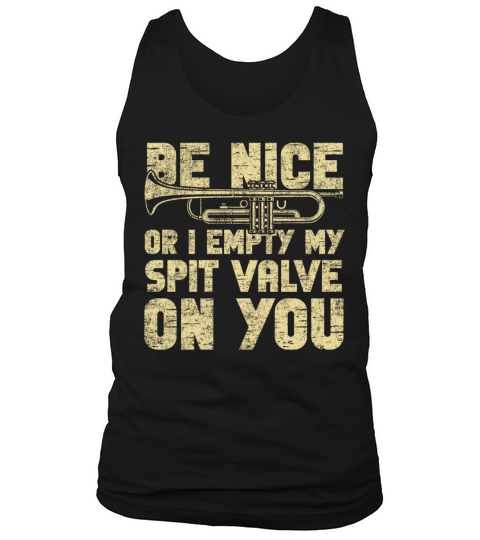 Trumpet Player Vintage Be Nice Or Tank Top Unisex