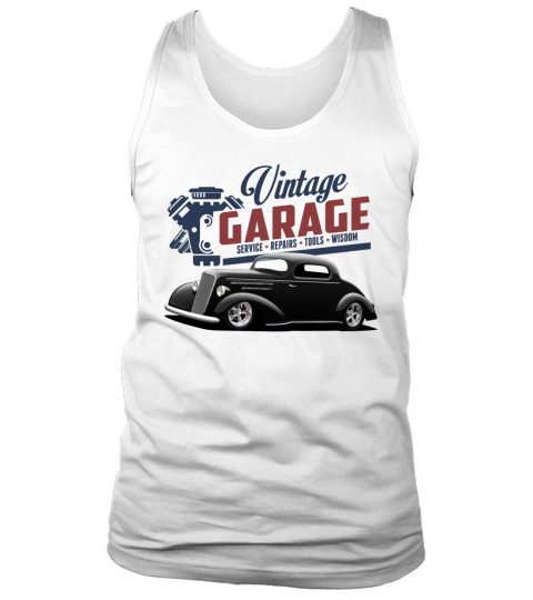 Vintage Garage Hot Rods Tank Top Unisex
