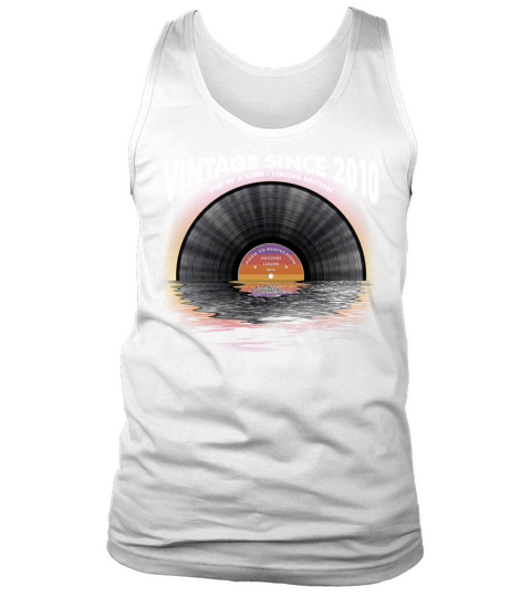 Vintage since 2010 Retro Disco Music Vintage Tank Top Unisex