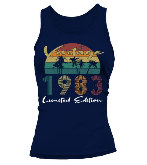 40th birthday vintage 1983 limited edition Tank top Woman