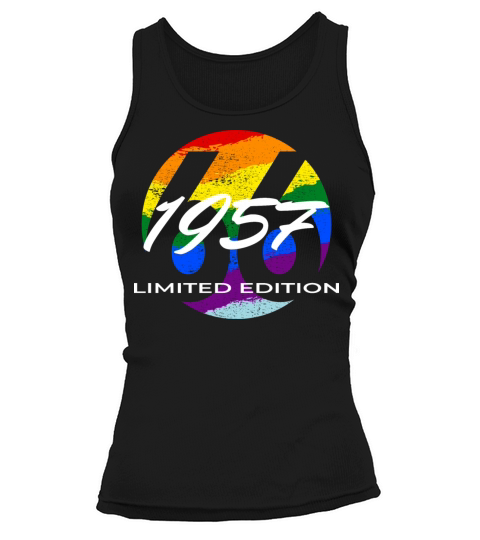 66th birthday men women 66 years 1957 vintage Tank top Woman