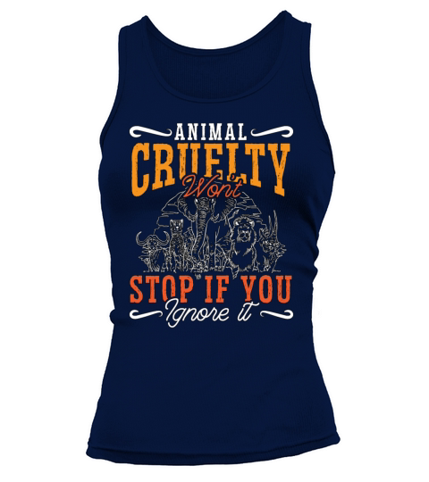 Animal Welfare Animal Cruelty Wont Stop Adoptions Tank top Woman