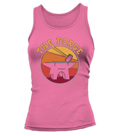 Farrier The Forge Retro Horses Metalwork Farriers Tank top Woman