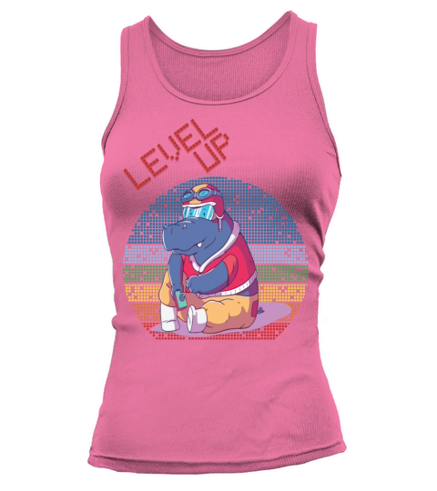 Level Up Gamer Video Games Retro Vintage Gaming Wo Tank top Woman