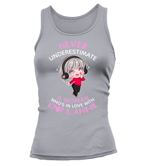 Never Underestimate A Woman In Love With Kpop And Tank top Woman