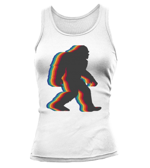 Retro Bigfoot vintage Fun and Nostalgic Sasquatch Tank top Woman