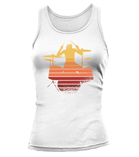 Retro Drum Player Gift I Vintage Drums Drumming Tank top Woman