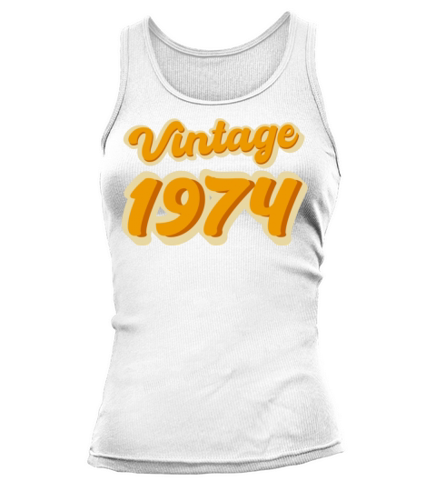 Retro Vintage 1974 Tank top Woman