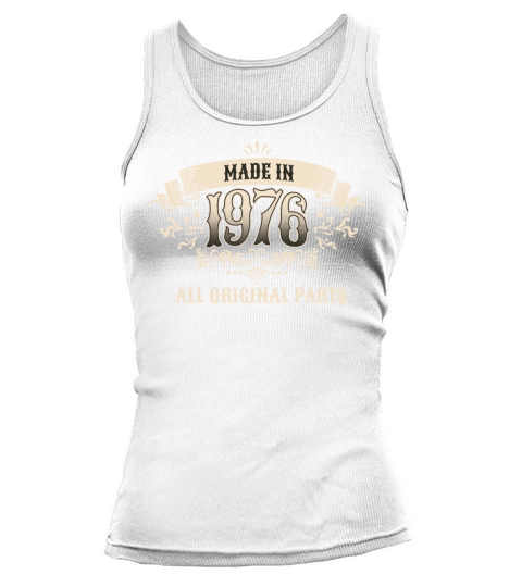 Retro Vintage Birthday Made 1976 Original Parts Tank top Woman