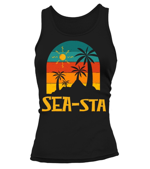 Seasta Beach Summer Ocean Tropical Seaside Trip Tank top Woman