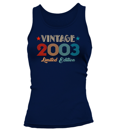 Vintage 2003 Limited Edition Birthday Tank top Woman