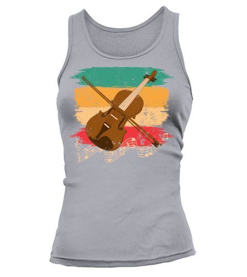 Vintage Eighties Style Violin Retro Violinist Tank top Woman