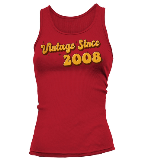 Vintage since 2008 15 Years Old - Groovy 15th Tank top Woman