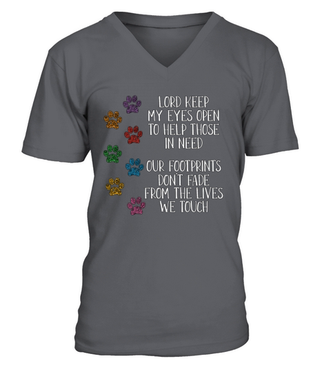 Abandoned Pets Lord Keep My Shelters Animal Lover V-Neck T-shirt