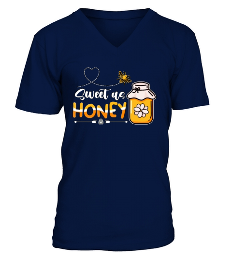 Beekeeping Sweet As Honey Bee Whisperer Beekeeper V-Neck T-shirt