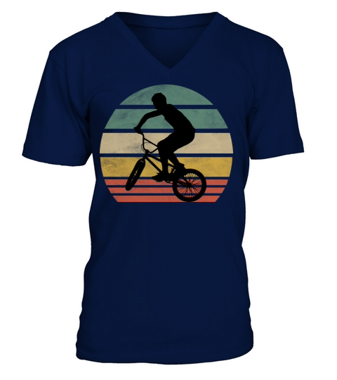 BMX Vintage Retro V-Neck T-shirt