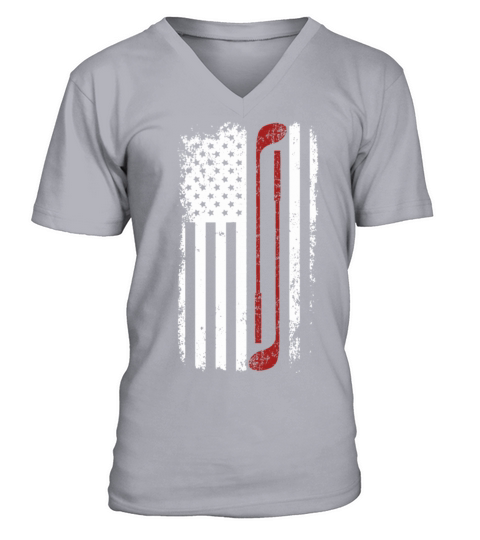Golf - Cool flag t-shirt for american golf lover V-Neck T-shirt
