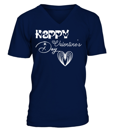 Happy Valentines Day V-Neck T-shirt