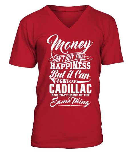 MONEY AND CADILLAC W V-Neck T-shirt