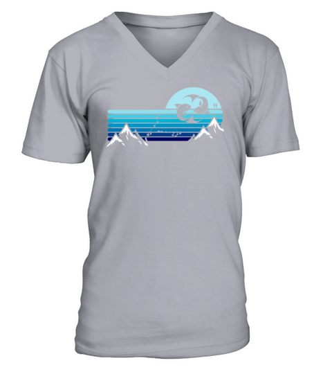 Zodiac Pisces Star Sign V-Neck T-shirt