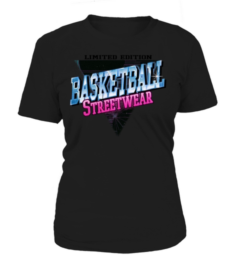Basketball Sports Font Vintage Retro Streetwear Women's T-Shirt