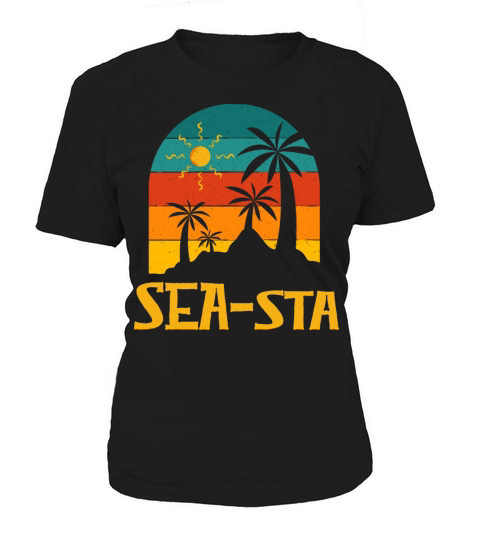 Seasta Beach Summer Ocean Tropical Seaside Trip Women's T-Shirt