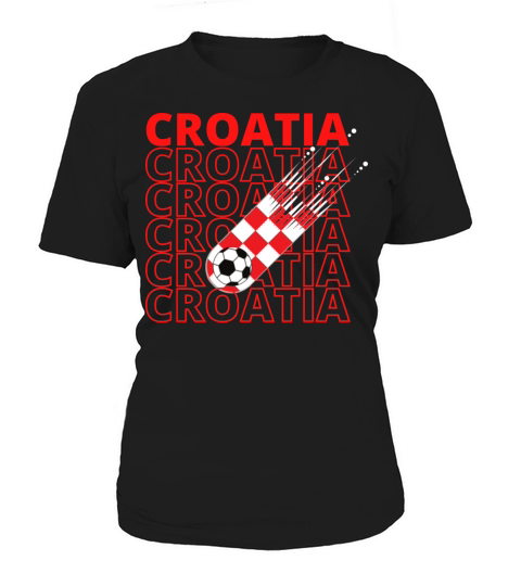 World Croatia Soccer Vintage Women's T-Shirt