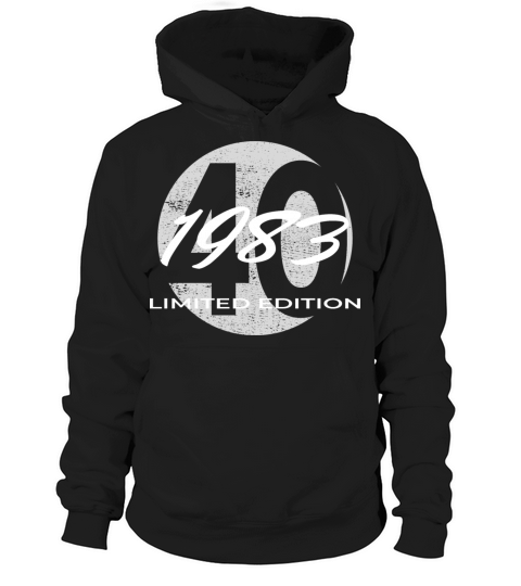 40th birthday men women 40 years 1983 vintage Hoodie Unisex
